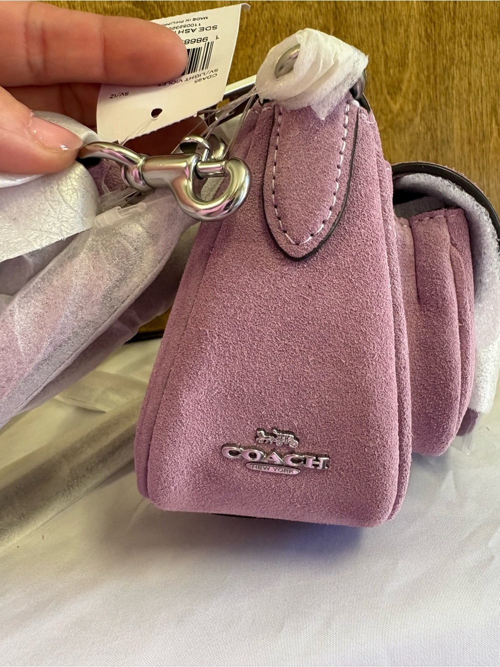 NWT Coach suede Ashton - Picture 4 of 6